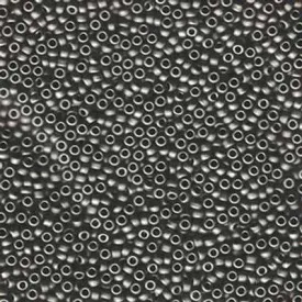 11-92091 Matte Metallic Silver Miyuki Seed Beads Tube