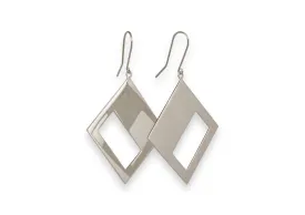 2019 Legacy Earrings E5, White Gold & Platinum