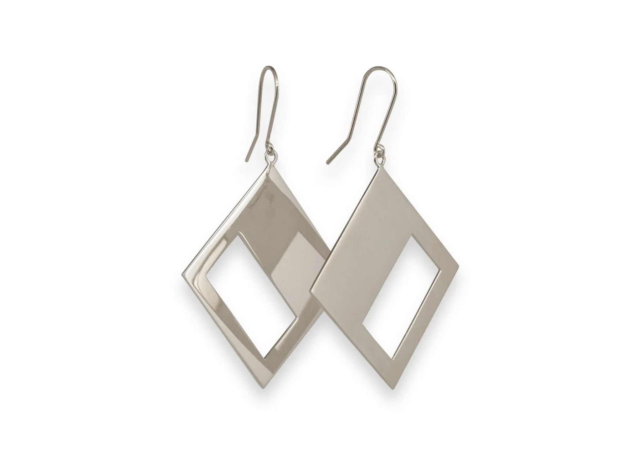 2019 Legacy Earrings E5, White Gold & Platinum