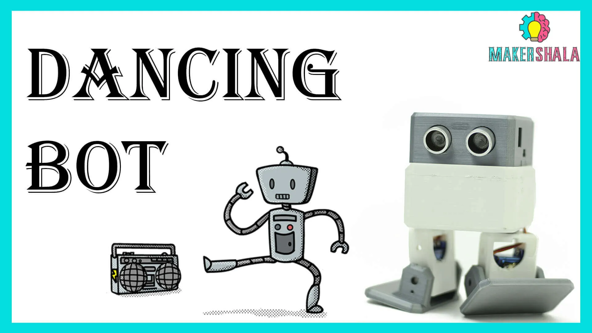 3D Printed Casing for Dancing Robot DIY Project