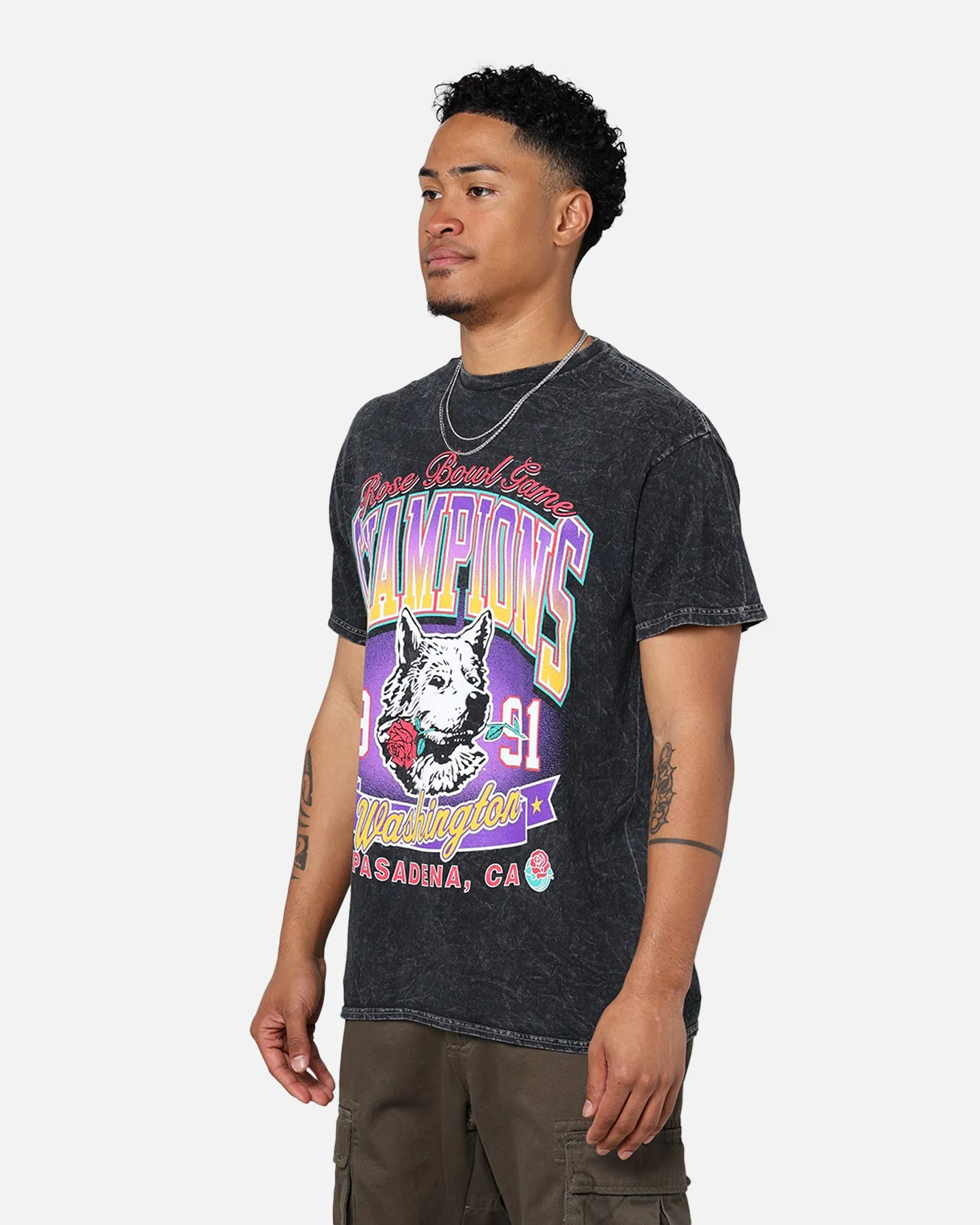 47 Brand 1991 Washington Rose Bowl T-Shirt Black