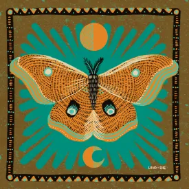 8" x 8" Luna Moth Print
