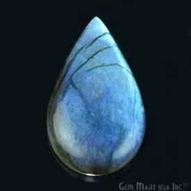 AAAmazing Labradorite 42x24mm Stunning Blue Fire Gem Cabochon