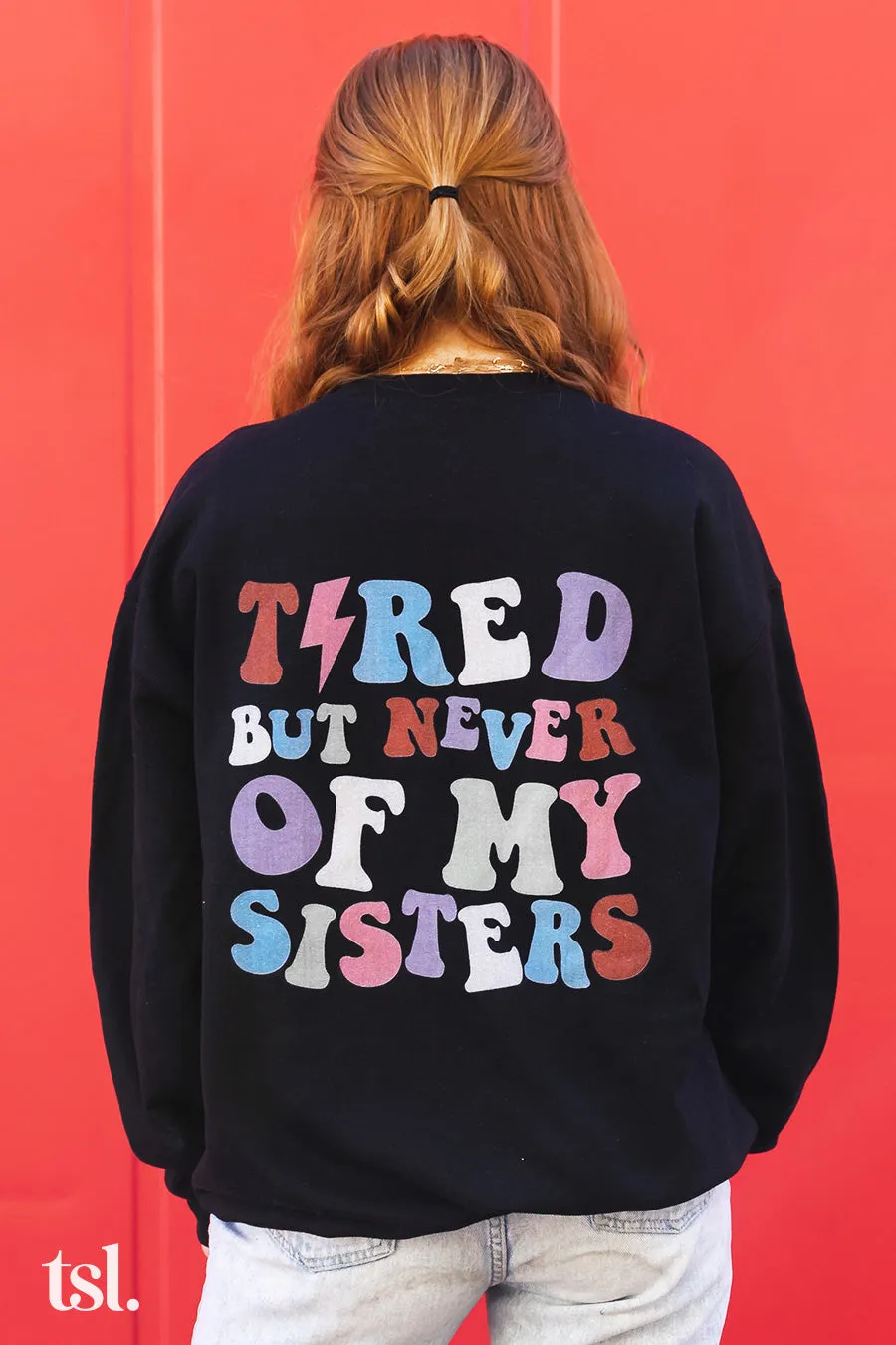 Alpha Epsilon Phi Sister Sister Crewneck Sweatshirt