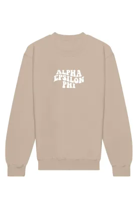 Alpha Epsilon Phi Sister Sister Crewneck Sweatshirt