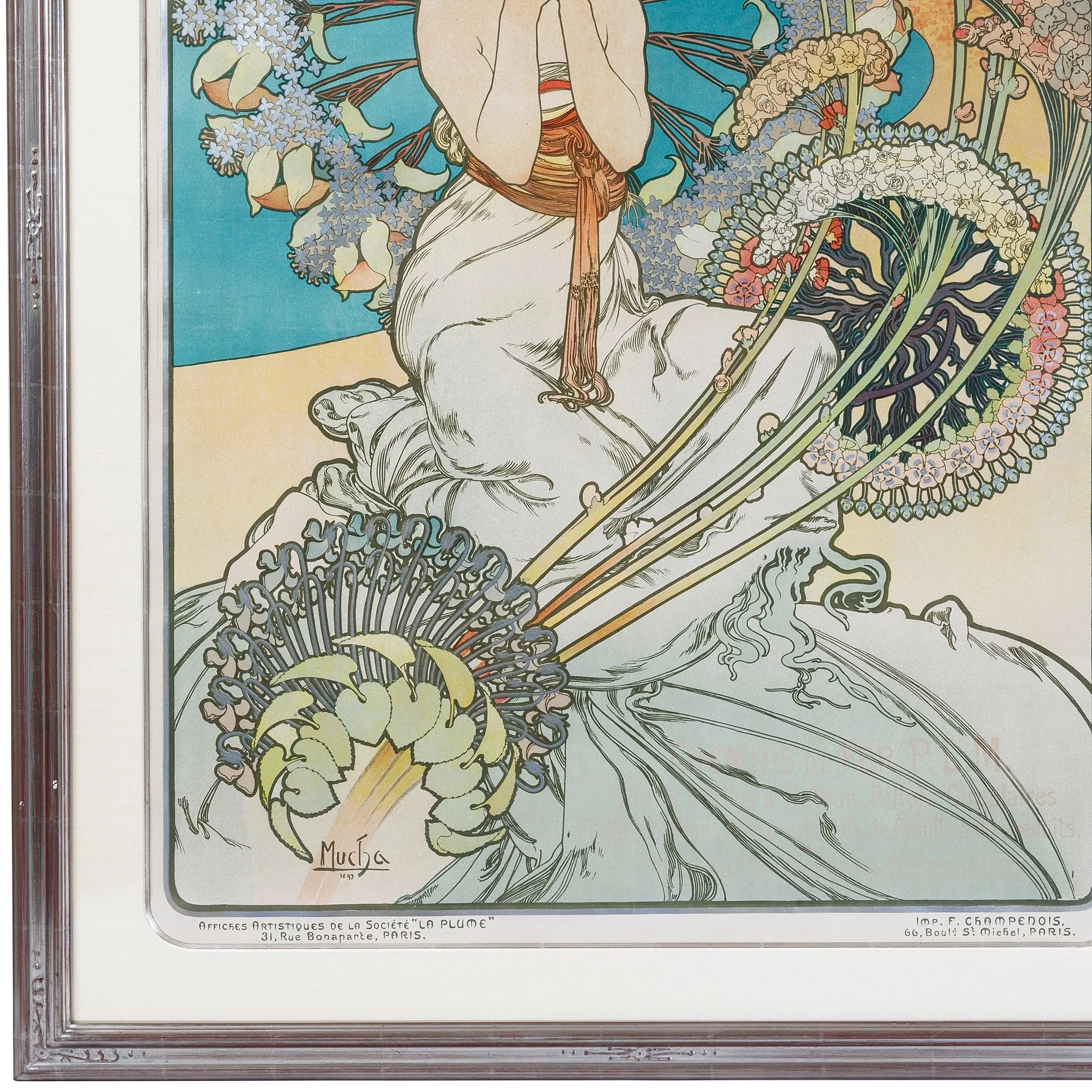 Alphonse Mucha "Monaco-Monte Carlo" Lithograph