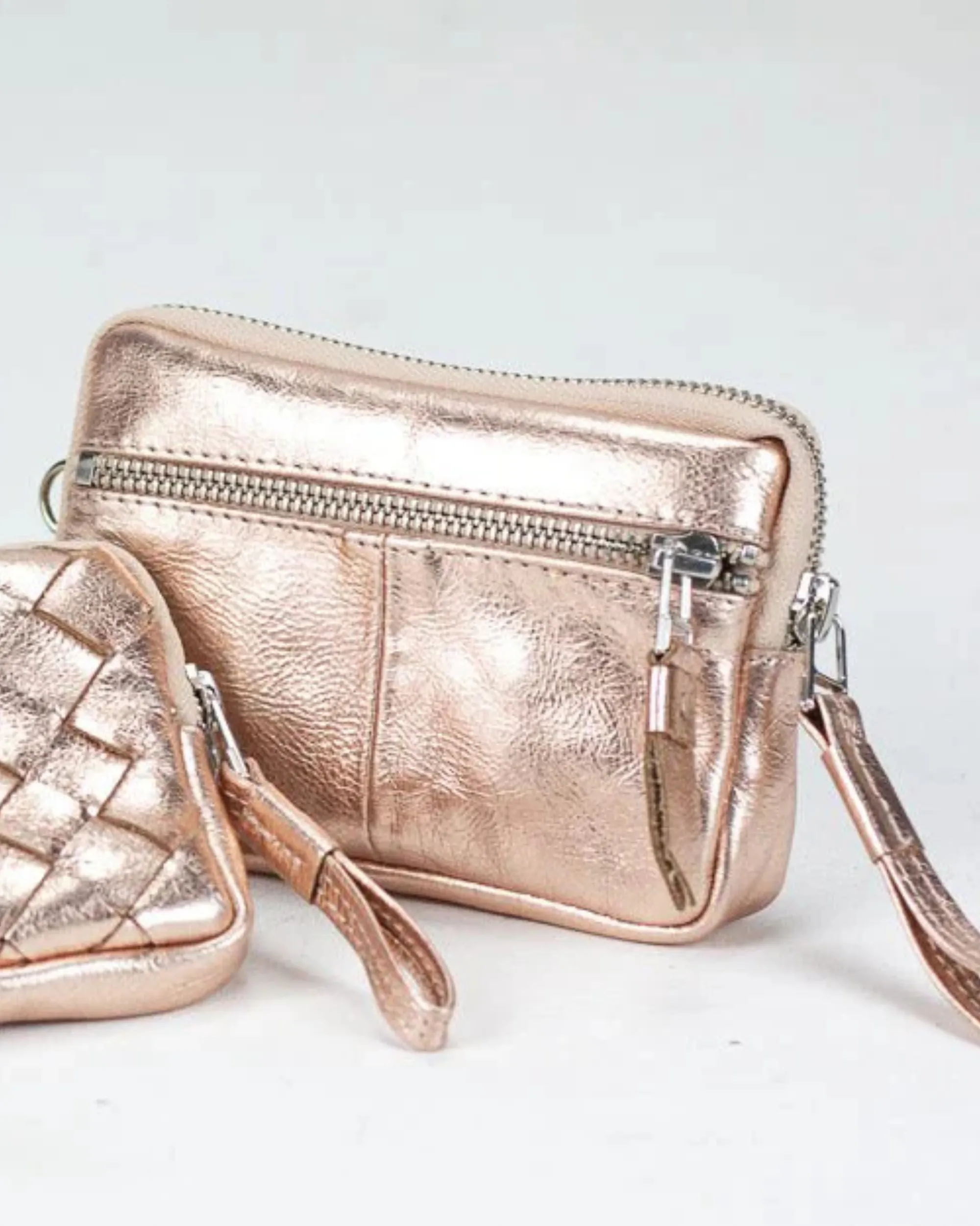 Antheia Mini Wallet | Smooth Rose Gold