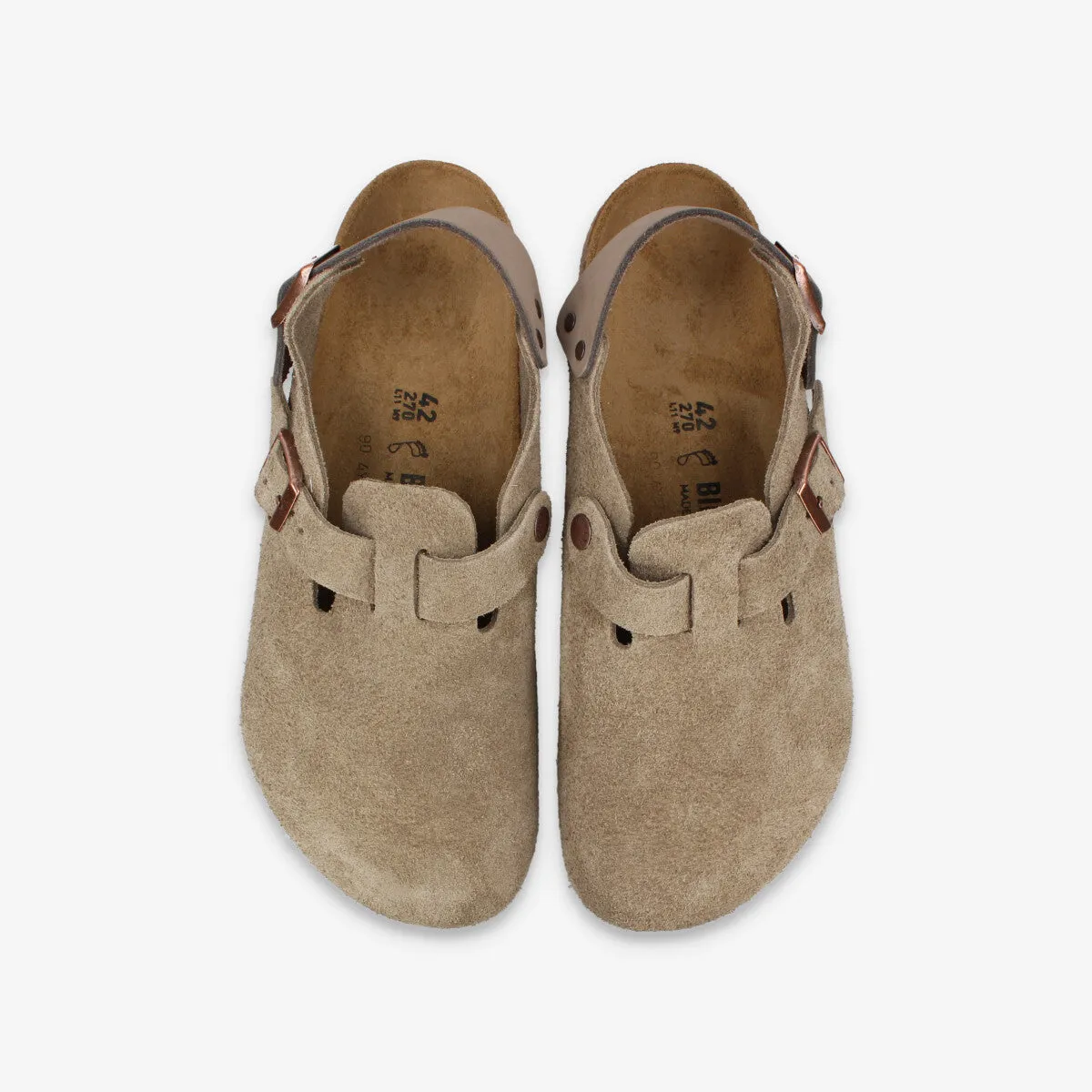 BIRKENSTOCK TOKIO SUEDE LEATHER 【REGULAR】 TAUPE