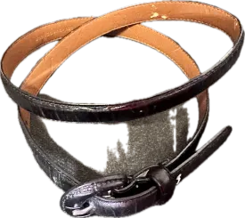 BONES: Angela's Black Leather Belt (S)