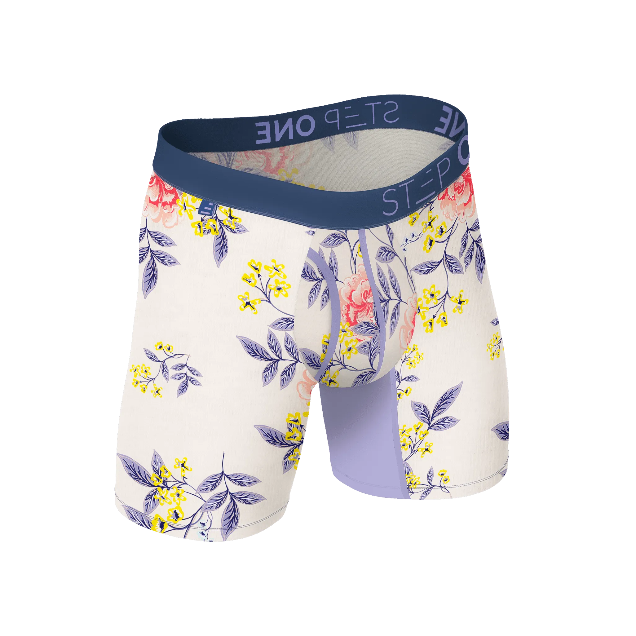 Boxer Brief Fly - Oriental Blossoms