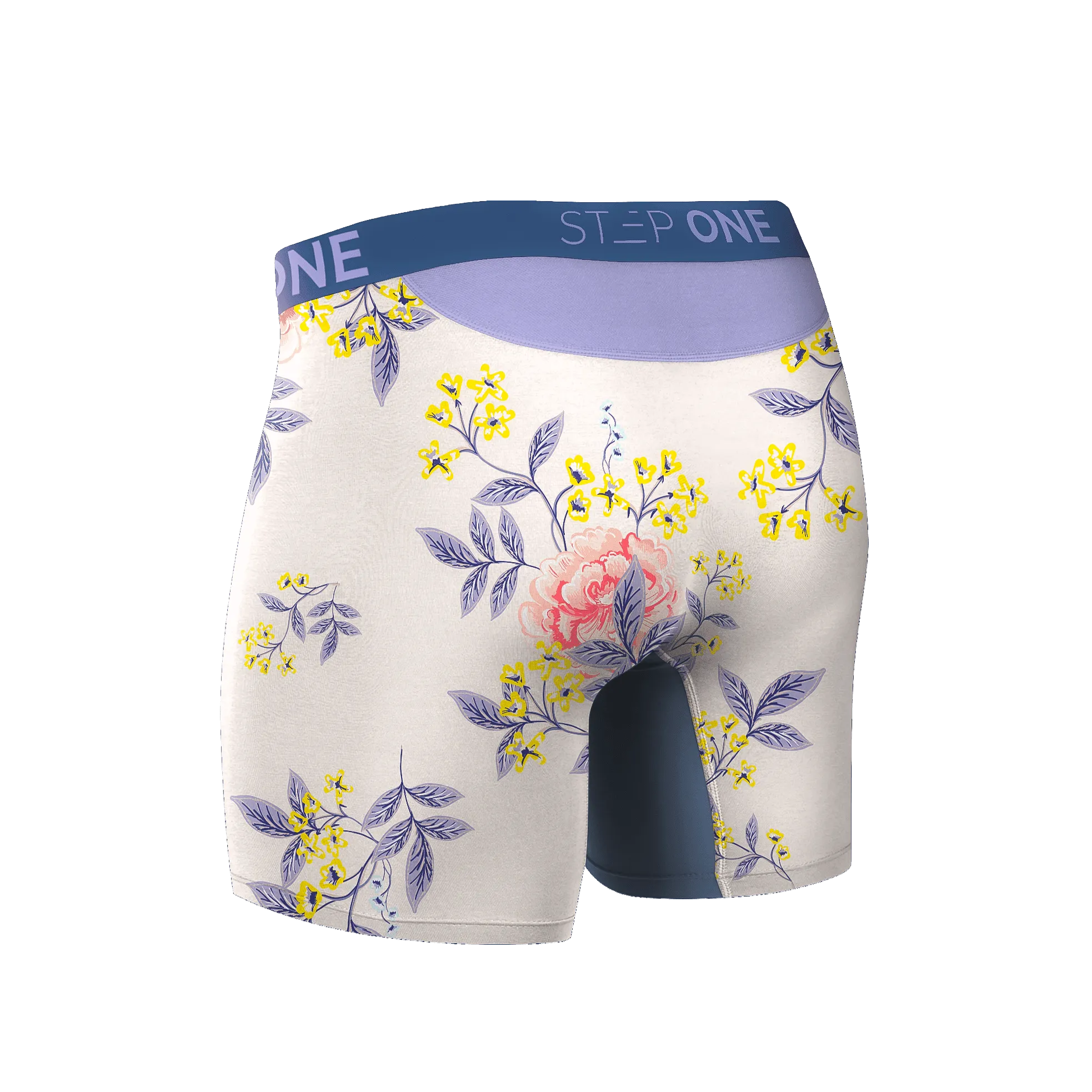 Boxer Brief Fly - Oriental Blossoms