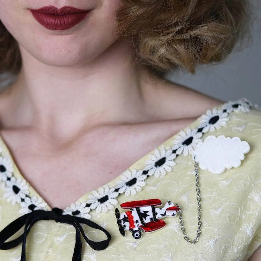 Captain Cumulus Brooch