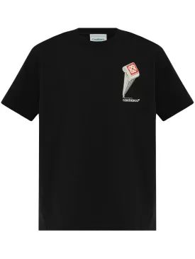 Casablanca Leaning Column Printed Tee 'Black'