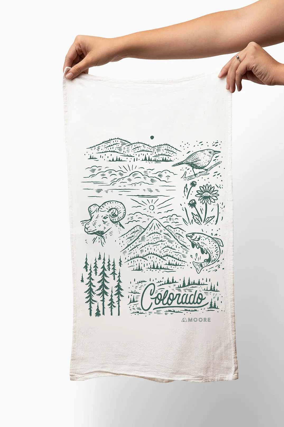 Colorado Tea Towel