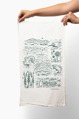 Colorado Tea Towel
