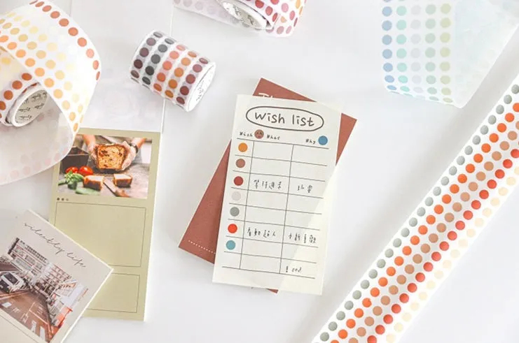Colour Dot Sticker Rolls