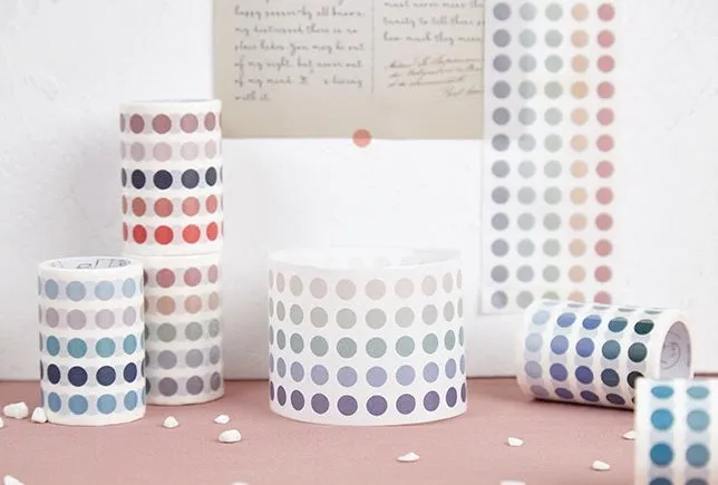 Colour Dot Sticker Rolls
