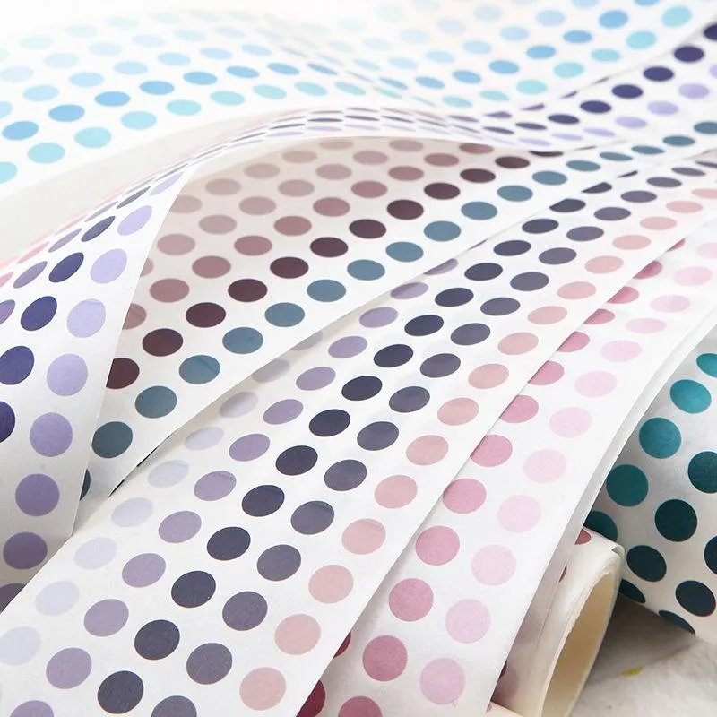 Colour Dot Sticker Rolls