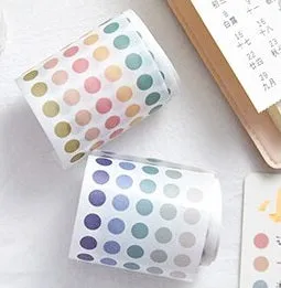 Colour Dot Sticker Rolls