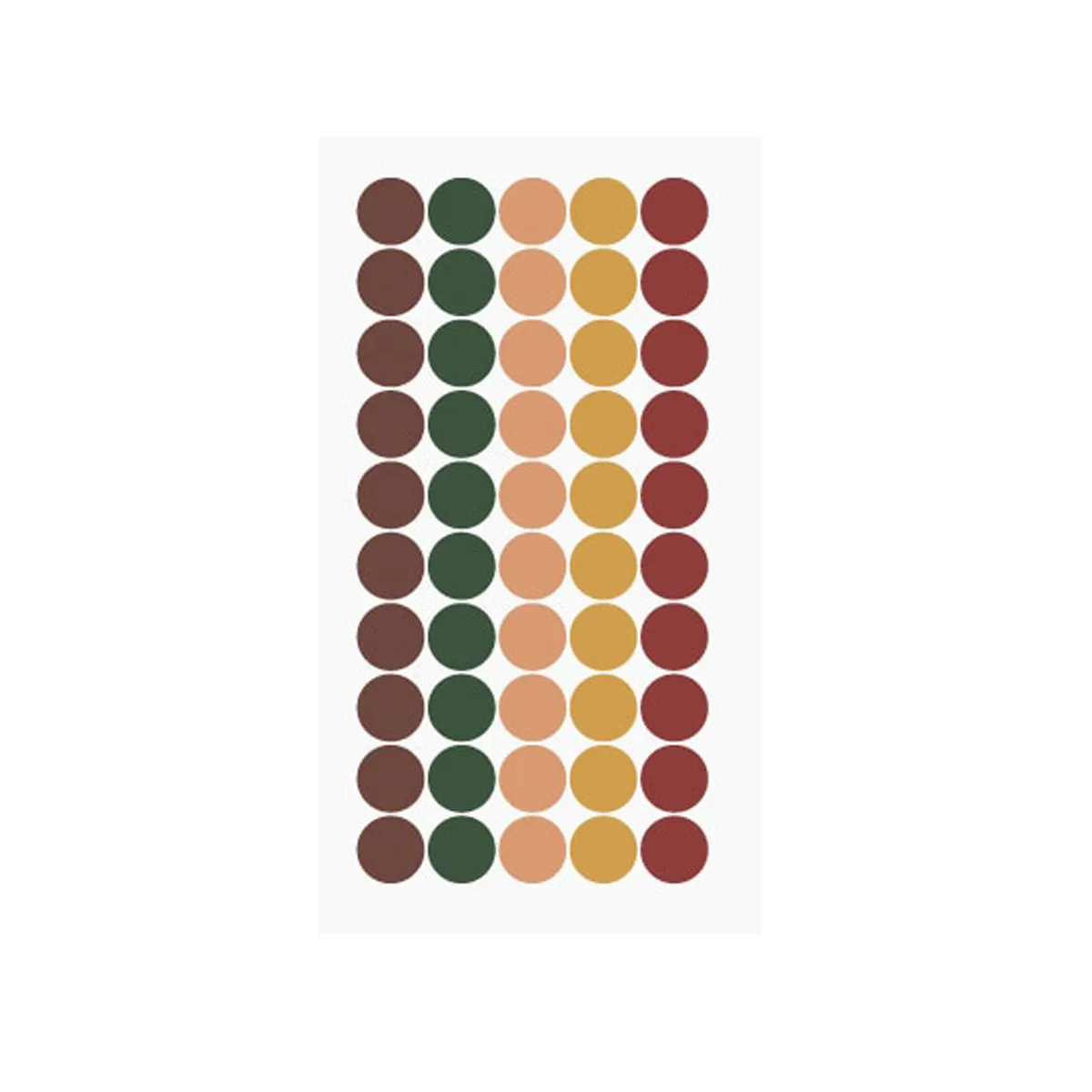 Colour Dot Sticker Rolls