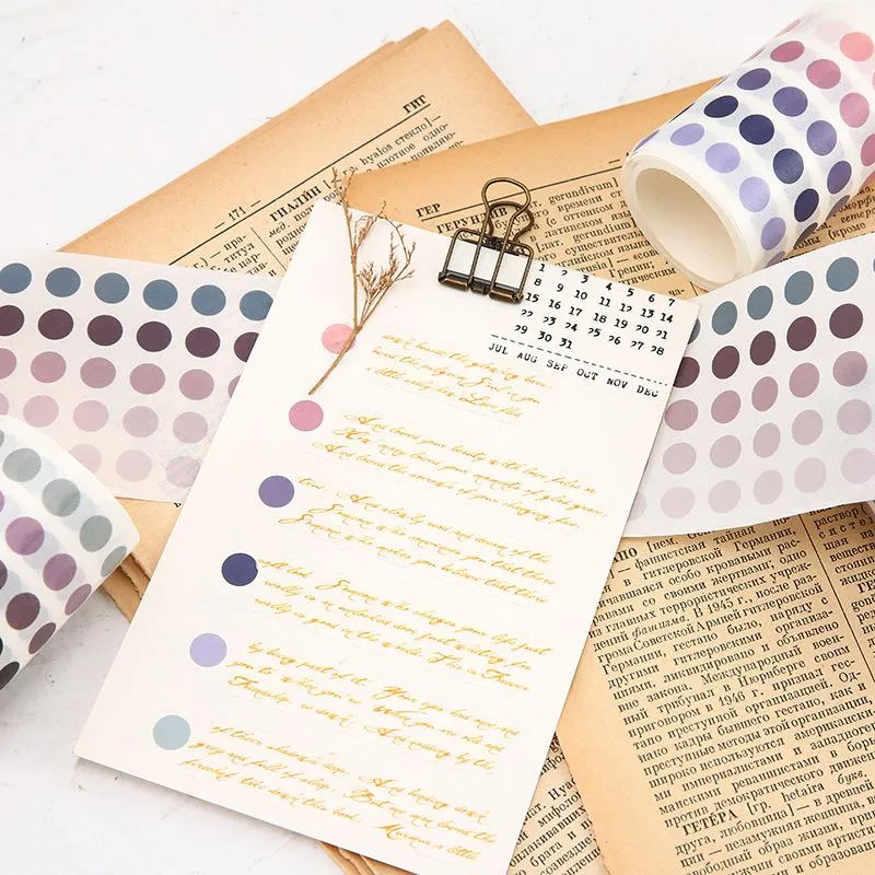 Colour Dot Sticker Rolls
