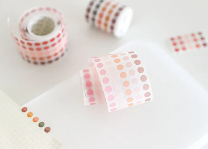 Colour Dot Sticker Rolls