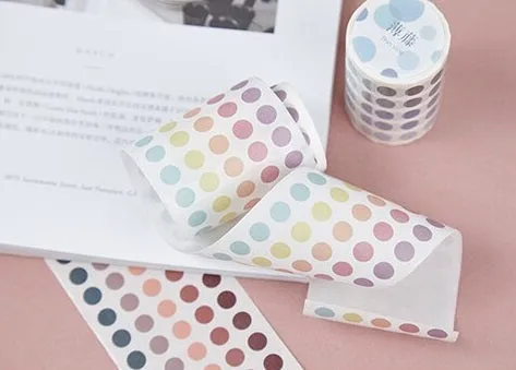 Colour Dot Sticker Rolls