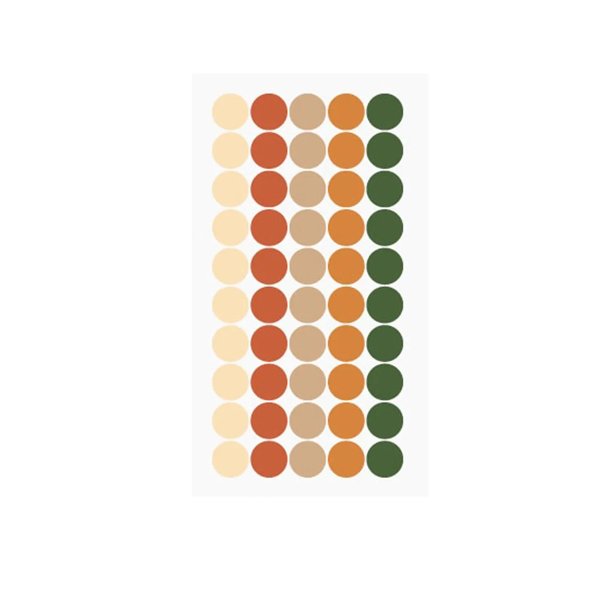 Colour Dot Sticker Rolls