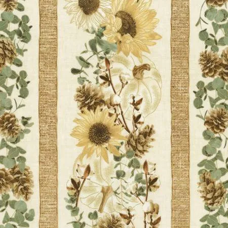 Country Harvest in Cream w. Metallic