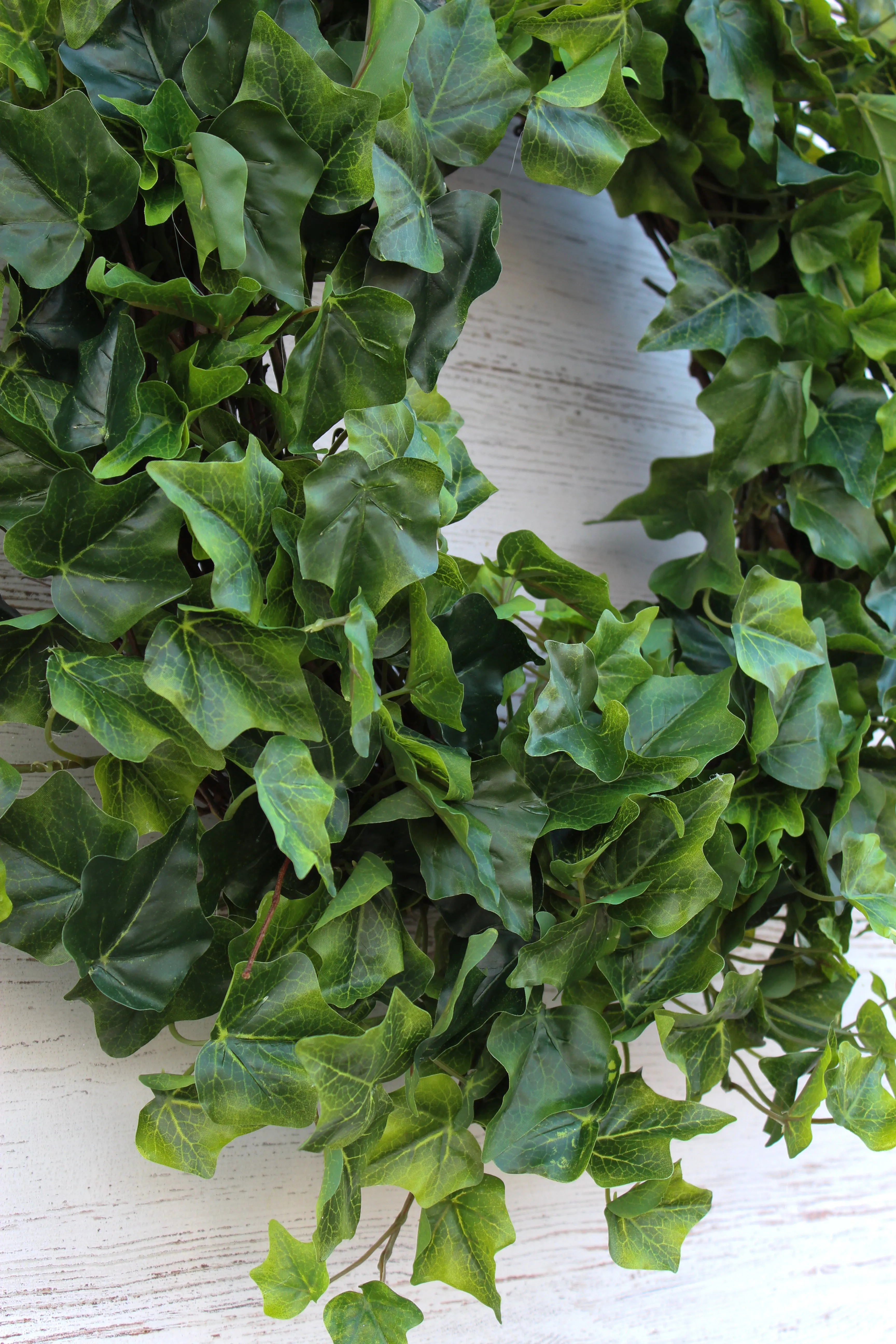 Dark Green Real Touch English Ivy Everyday All Seasons Front Door Wreath
