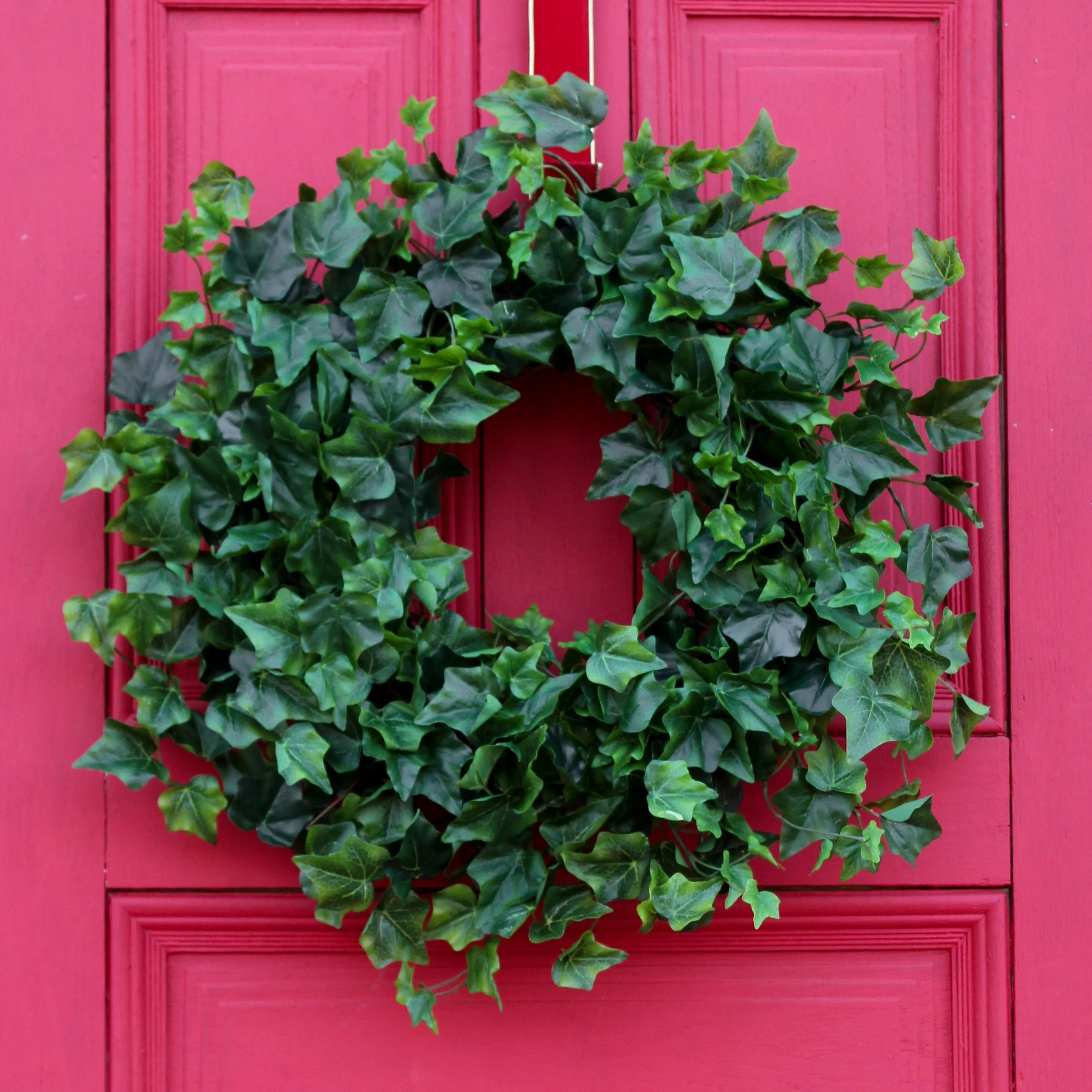 Dark Green Real Touch English Ivy Everyday All Seasons Front Door Wreath