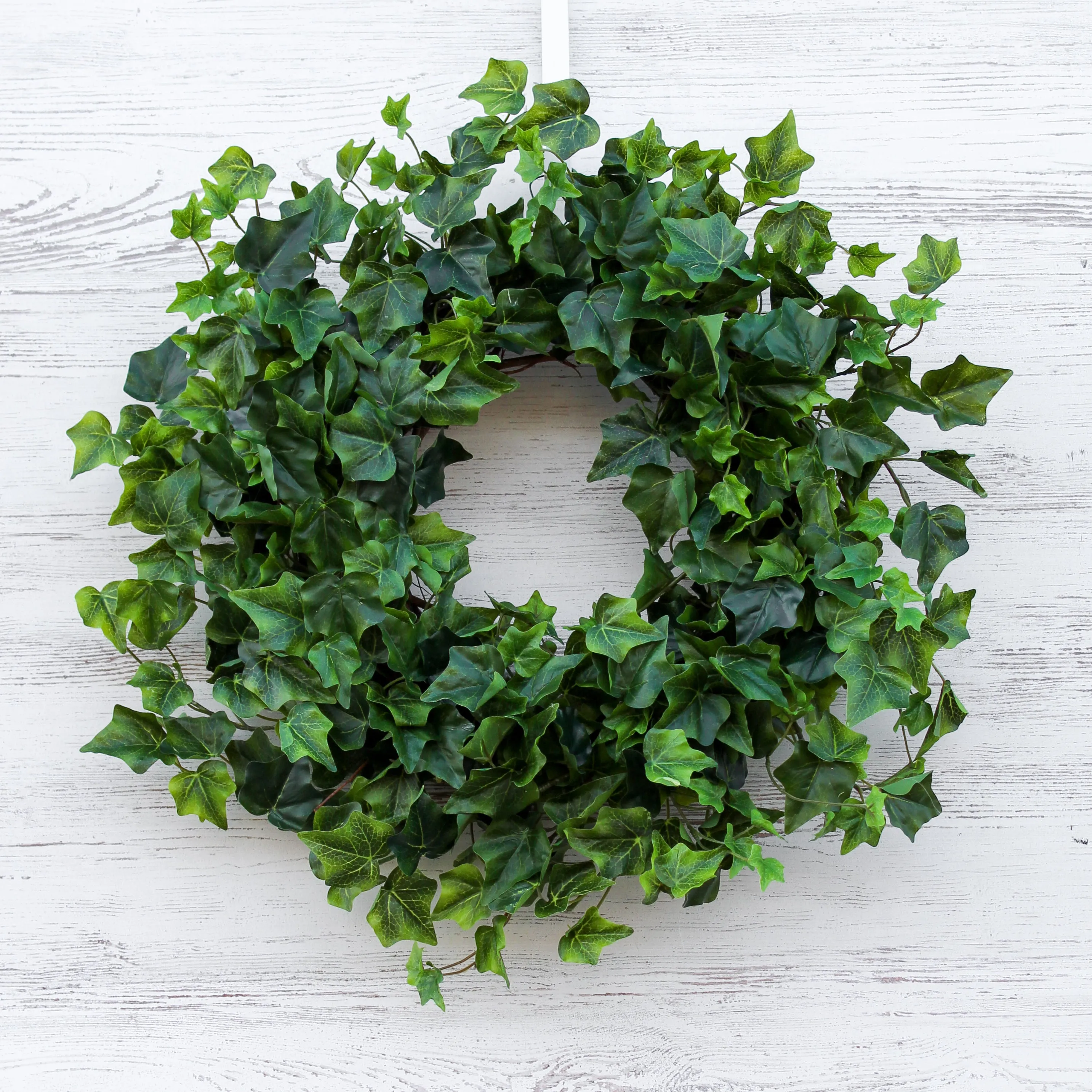 Dark Green Real Touch English Ivy Everyday All Seasons Front Door Wreath