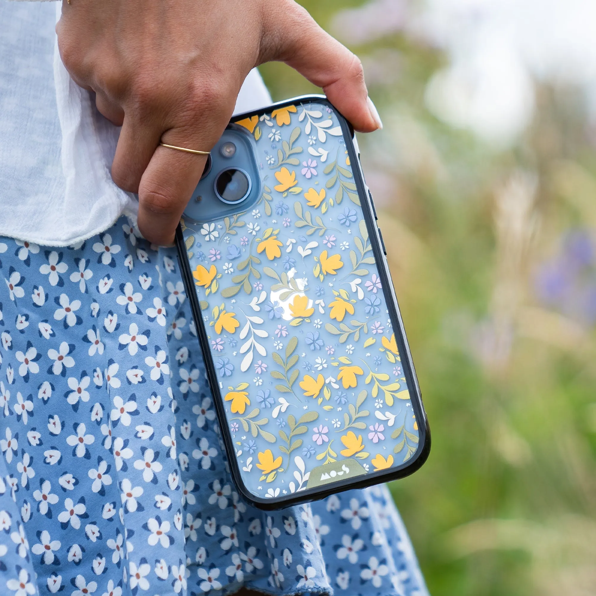 Flowers Printed Phone Case – Ditsy Multicolour - Clarity