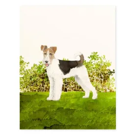 Fox Terrier Dog Card