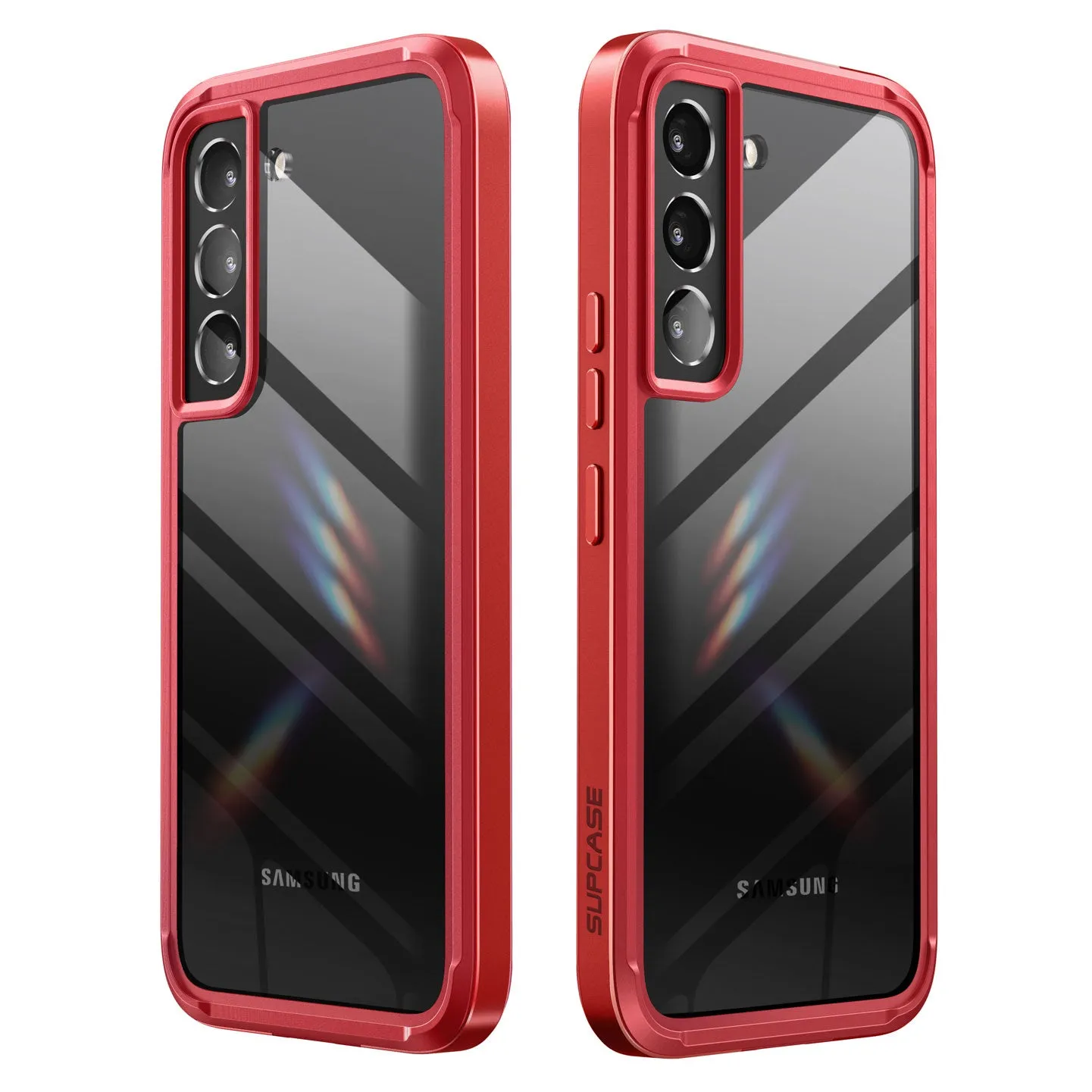 Galaxy S22 Plus Unicorn Beetle EDGE XT Bumper Case-Metallic Red