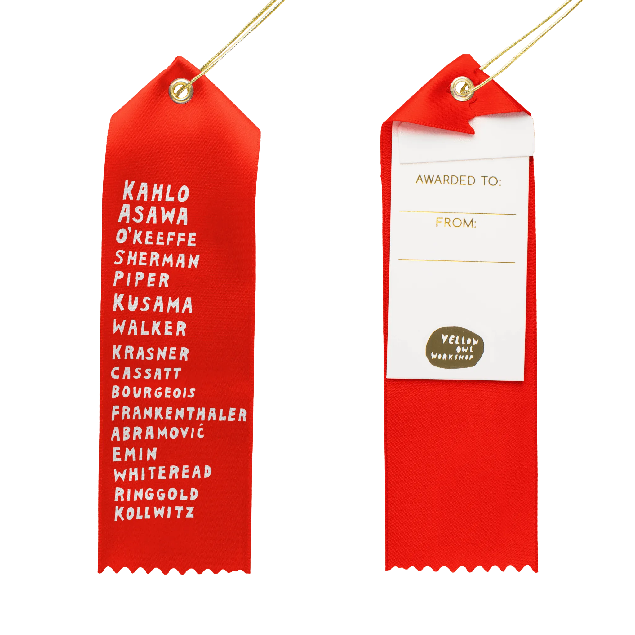 Great Artists - Award Ribbon Card