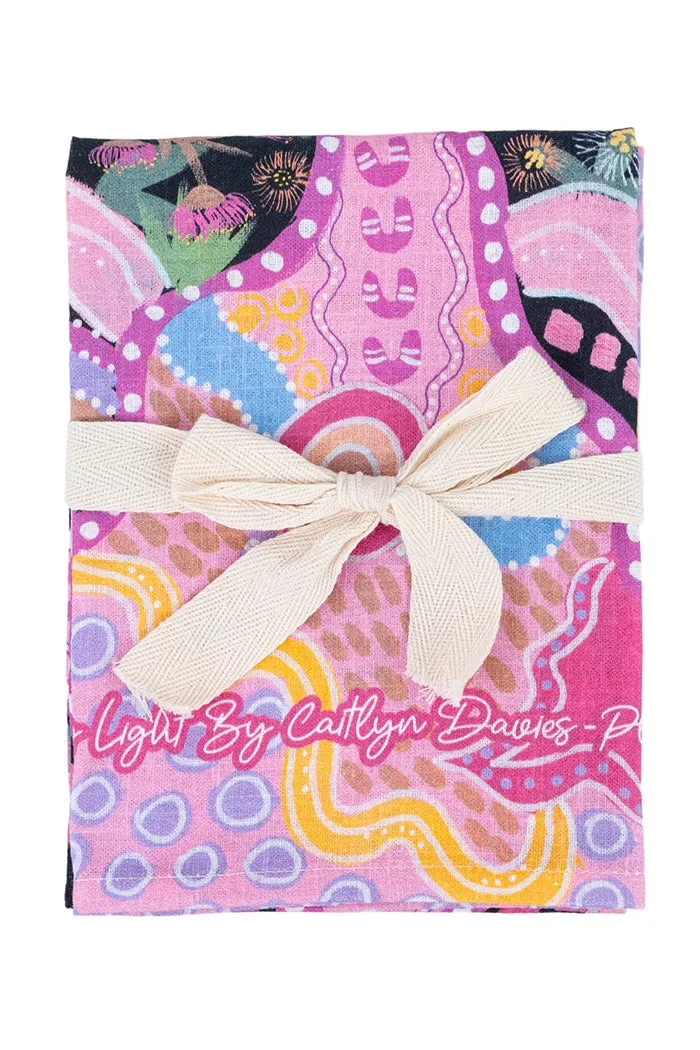 Guiding Light Linen Blend Tea Towel