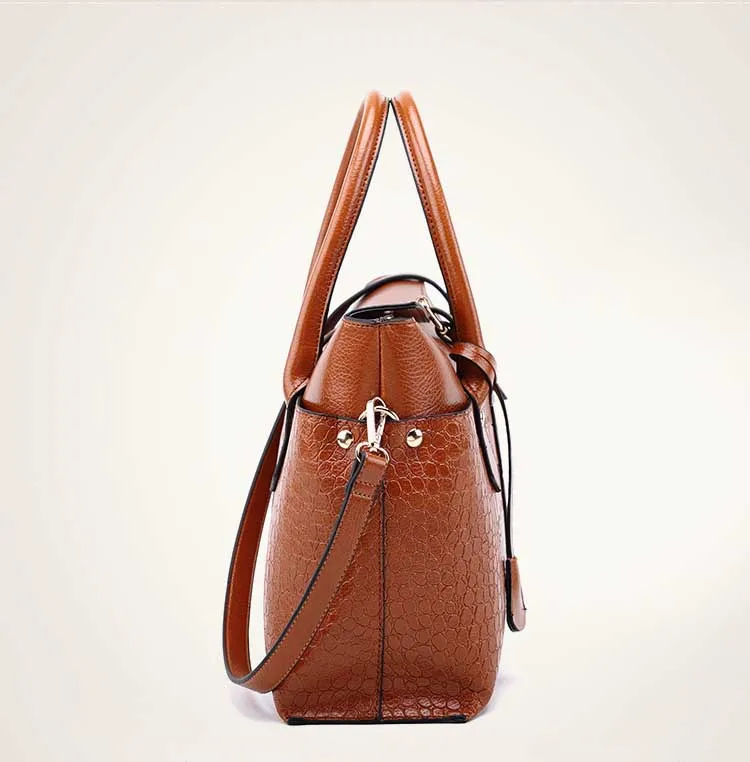 H1321 - Fashion crocodile pattern single-shoulder Handbag