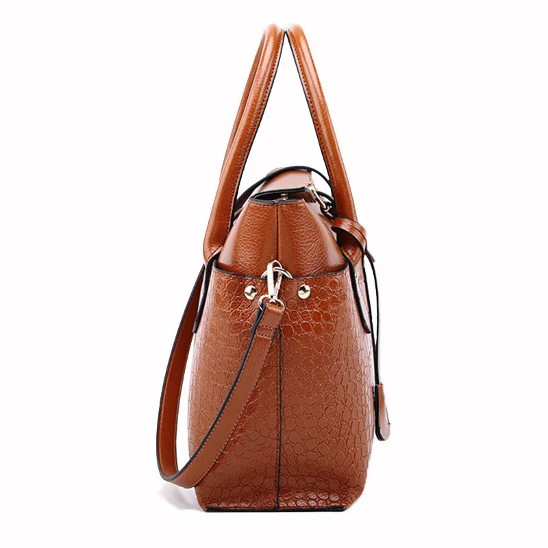 H1321 - Fashion crocodile pattern single-shoulder Handbag
