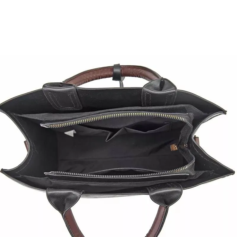 H1582 - Black Fashion Handbag Set