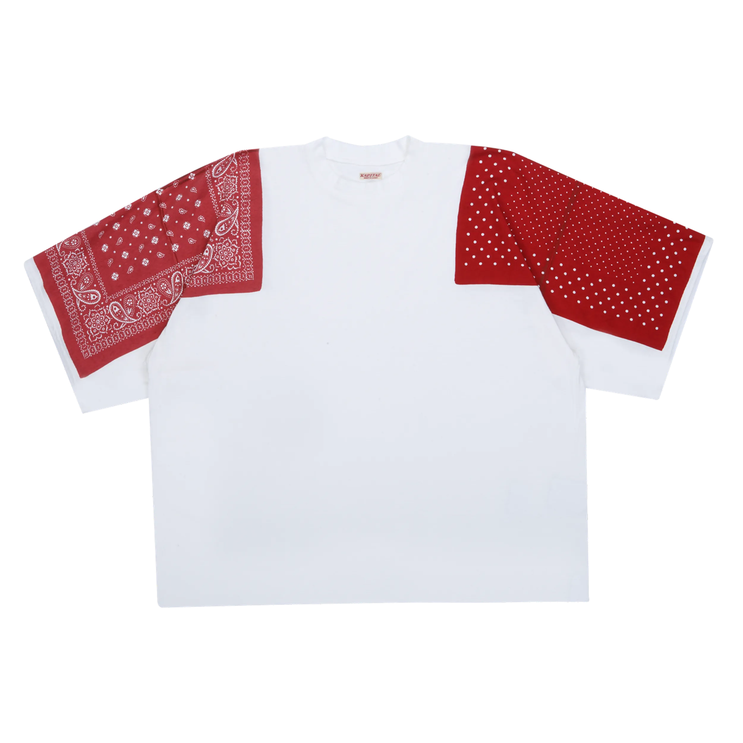 Kapital Bandana Jersey Oversized Tee Red