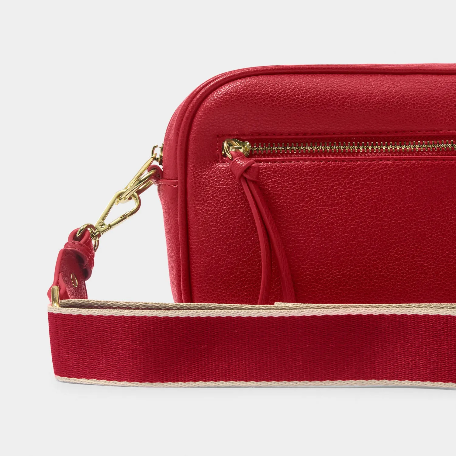 Katie Loxton 23cm Garnet Red Hallie Crossbody Bag