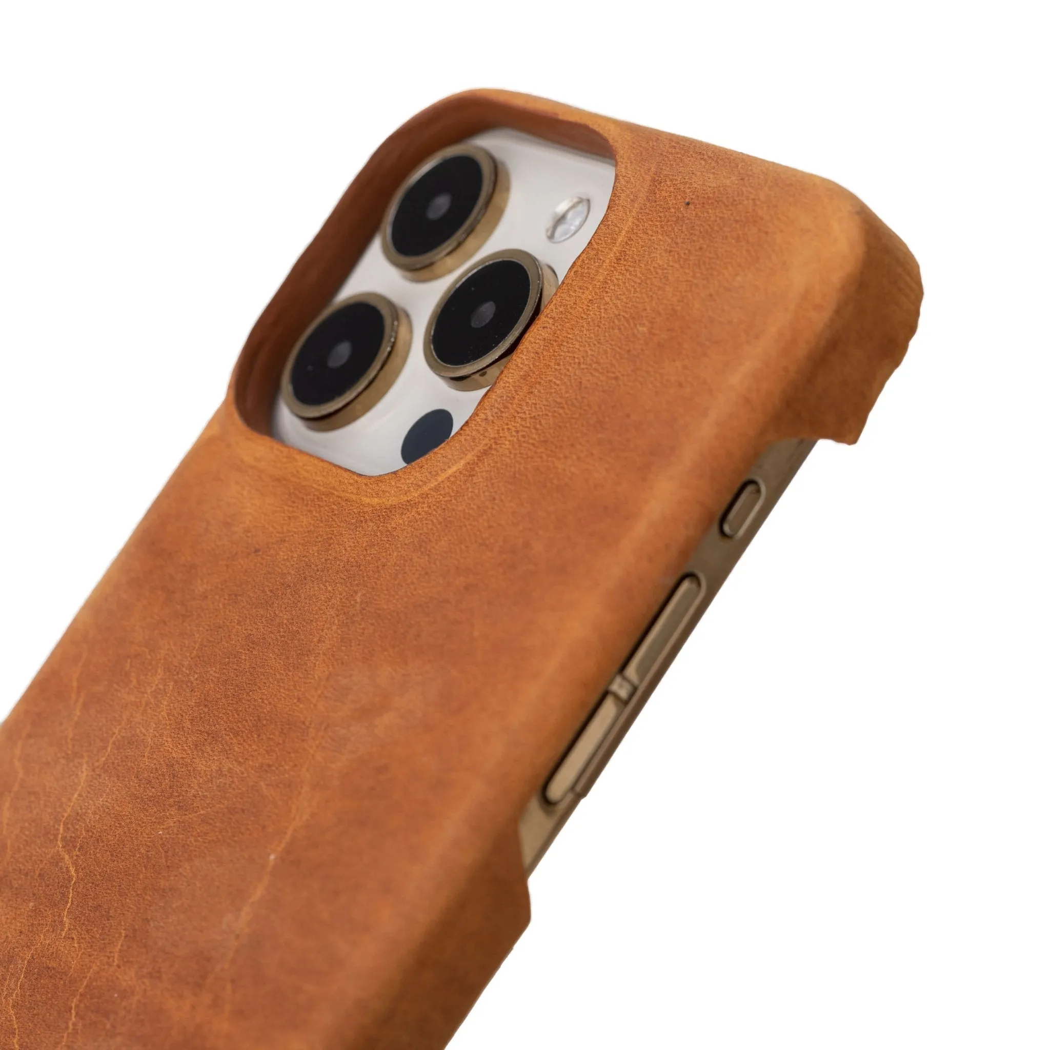 Mason iPhone 14 Pro Max Case, Golden Brown
