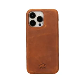 Mason iPhone 14 Pro Max Case, Golden Brown
