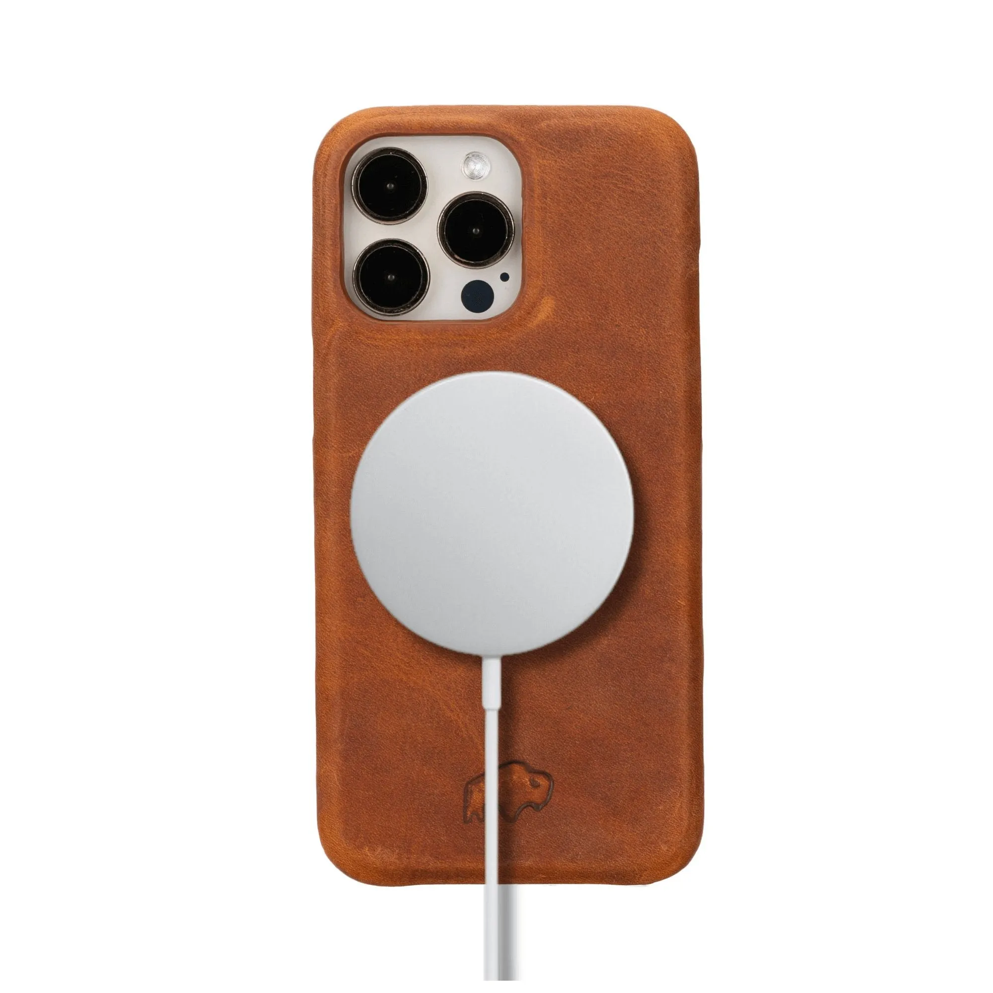 Mason iPhone 14 Pro Max Case, Golden Brown