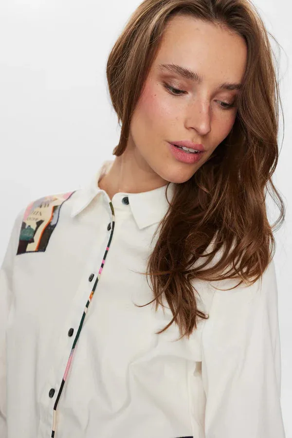 Numph Nuholla Shirt in White