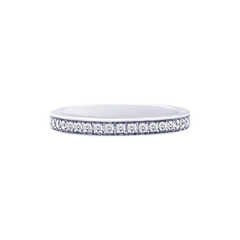 Shared-prong Bead-set 0.50 Carat Diamond Eternity Wedding Band