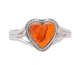 Spiny Oyster Shell Heart Cuff | Will Vandever