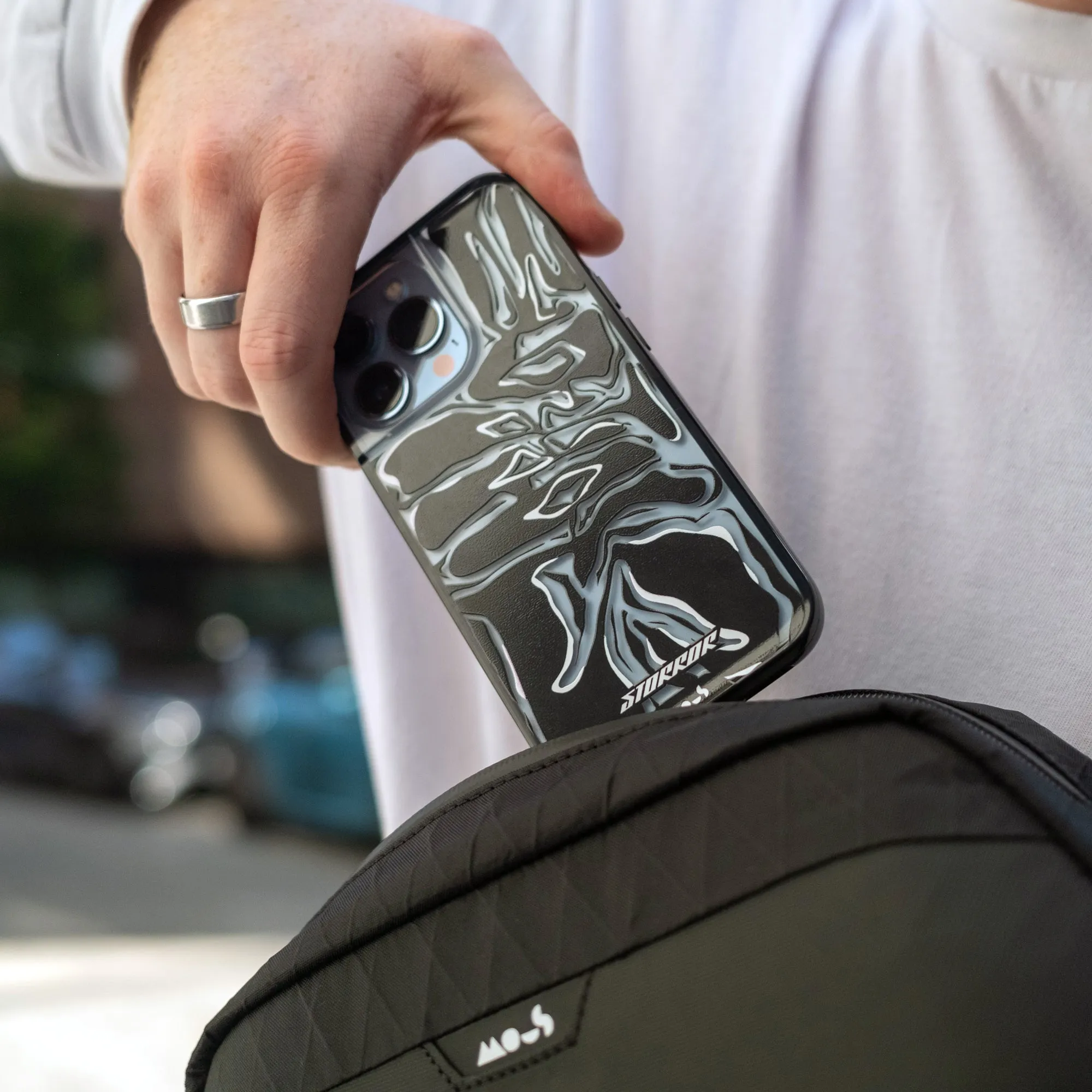 STORROR Liquid Warp Printed Phone Case - Clarity