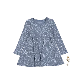 The Printed Long Sleeve Dress - Midnight Bud